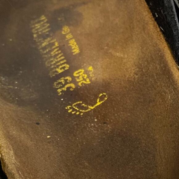 Birkenstock Gizeh black sandals women's size 39 8 - Picture 2 of 4